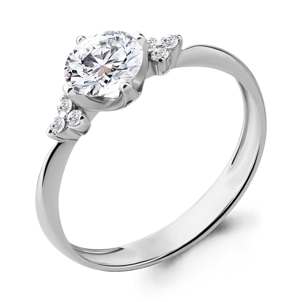 

Кольцо из серебра с фианитом Aquamarine Aquamarine 665401А_925_р р. 17,5, 665401А_925_р