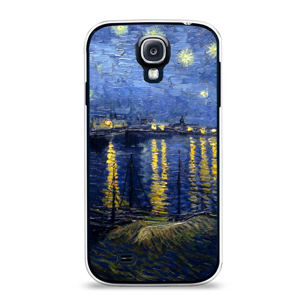 

Чехол на Samsung Galaxy S4 "Звездная ночь над Роной", Синий;желтый, 23950-4
