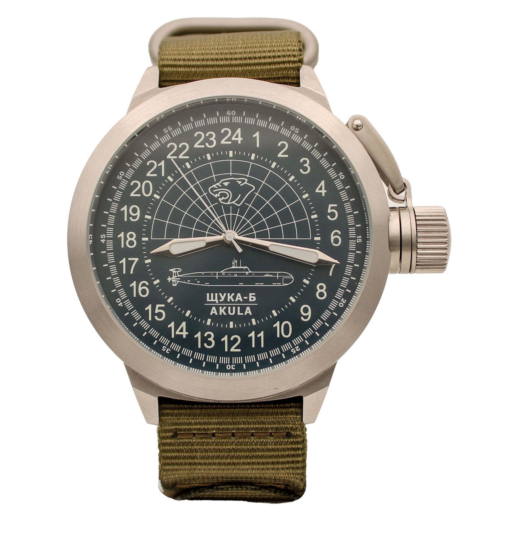 фото Наручные часы мужские watch triumph 971/щука-б(akula)-52 мм хаки