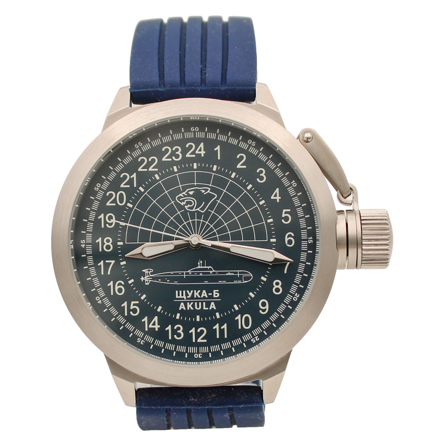 фото Наручные часы мужские watch triumph 971/щука-б(akula)-52 мм синие