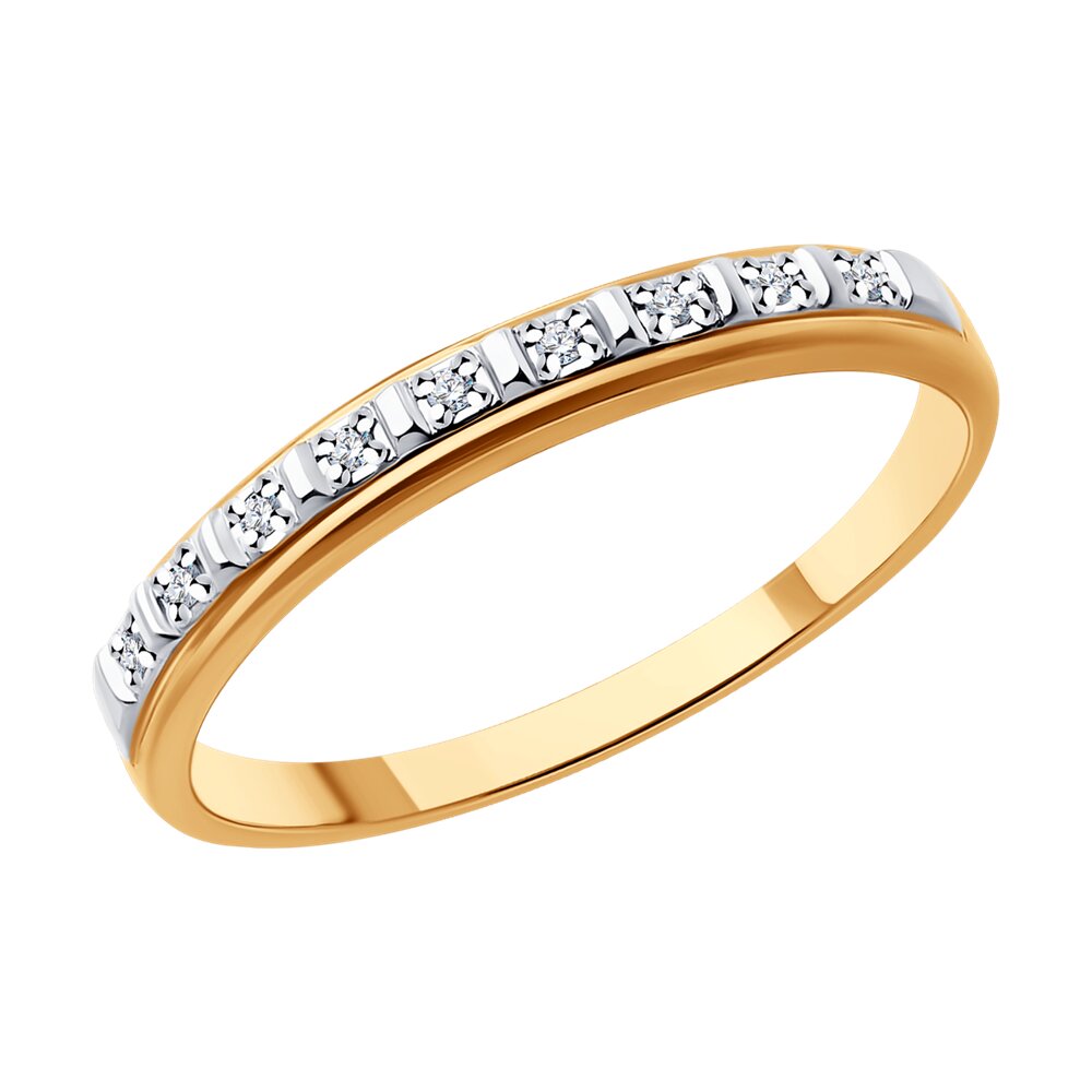 

Кольцо из красного золота с бриллиантом р.  Diamant 51-210-01860-1, 51-210-01860-1