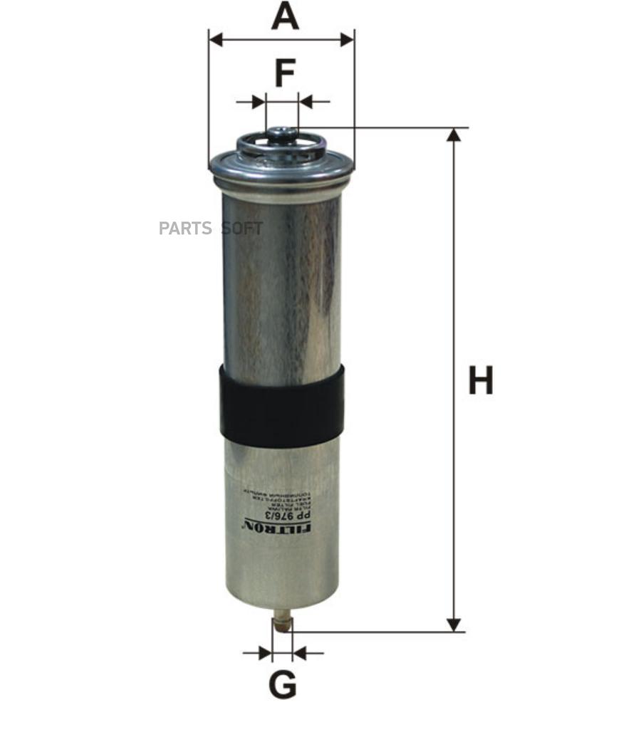 

Фильтр Топливный Filtron Pp976/3 Filtron арт. PP976/3