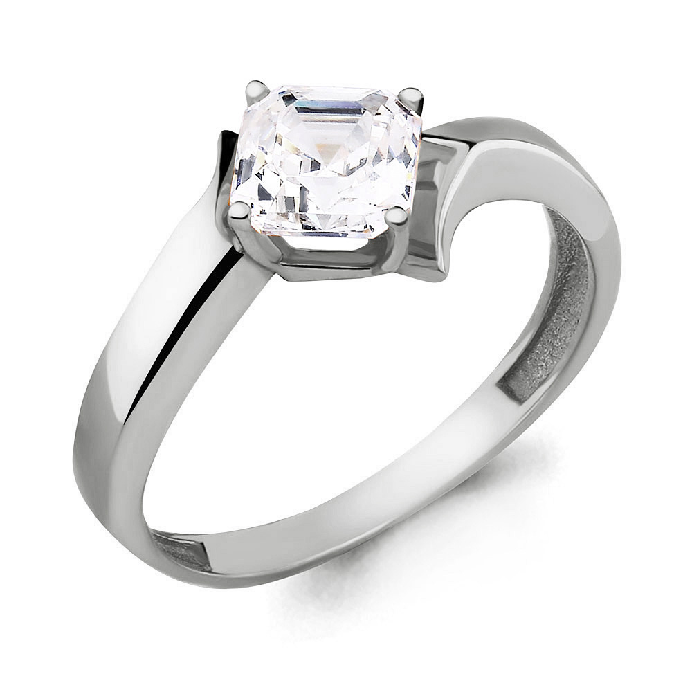 

Кольцо из серебра с фианитом Aquamarine Aquamarine 664771_925_р р. 18, 664771_925_р