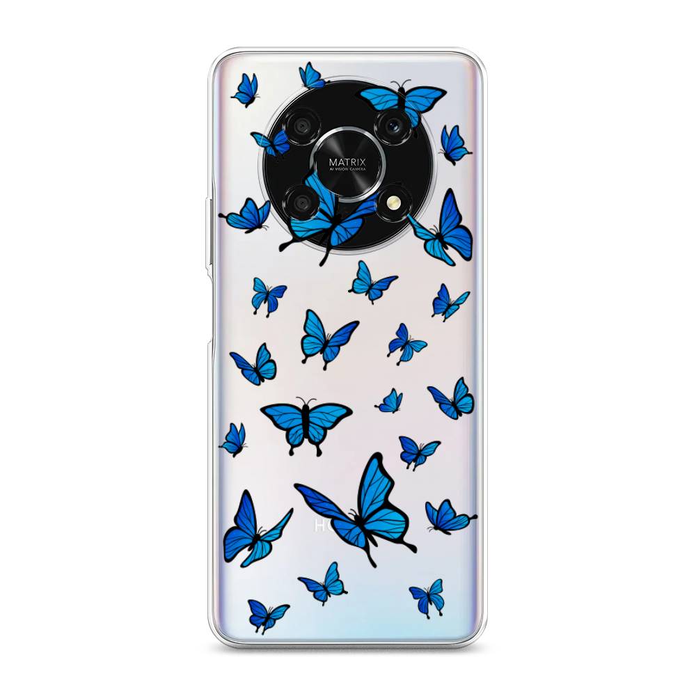 

Чехол Awog для Honor X9 5G "Синие бабочки", 6109750-1