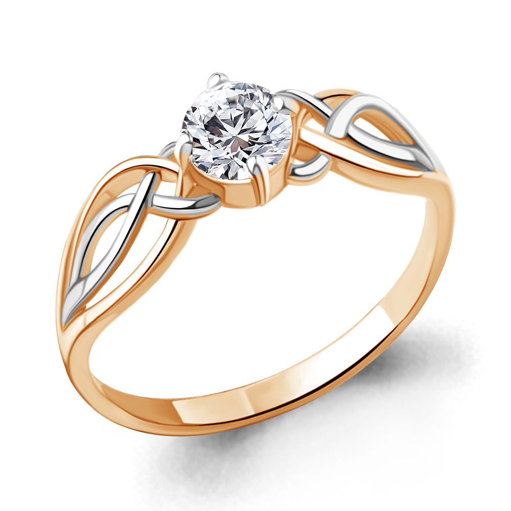 

Кольцо из серебра с фианитом Aquamarine Aquamarine 662771А_925_з р. 17, 662771А_925_з