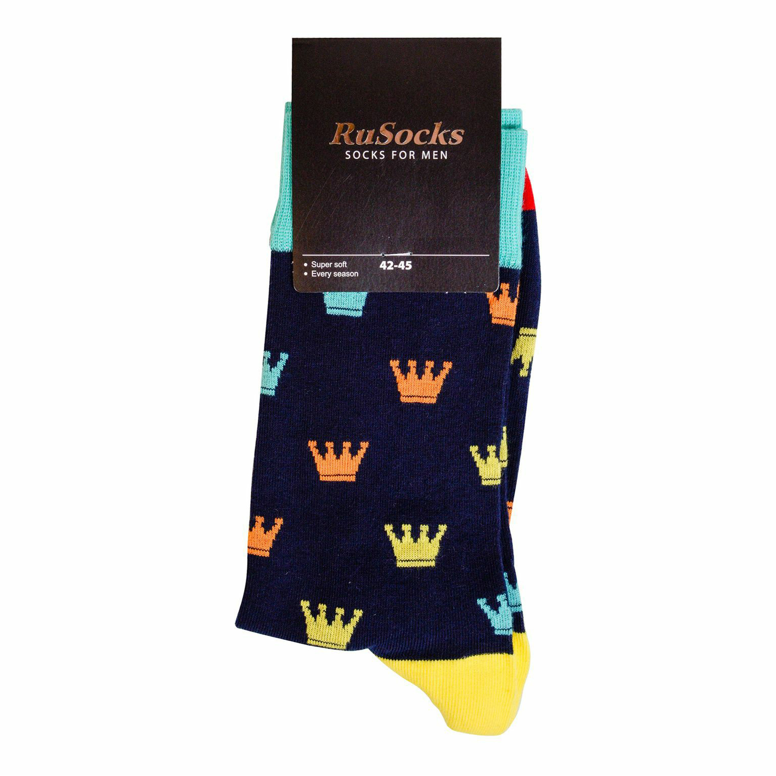 

Носки мужские Rusocks разноцветные 27-29, Разноцветный