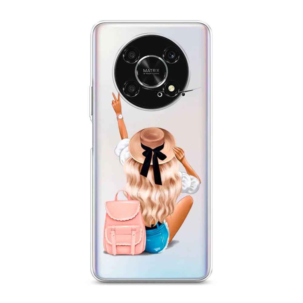 

Чехол Awog для Honor X9 5G "Автостопом самолетом", 6109750-7