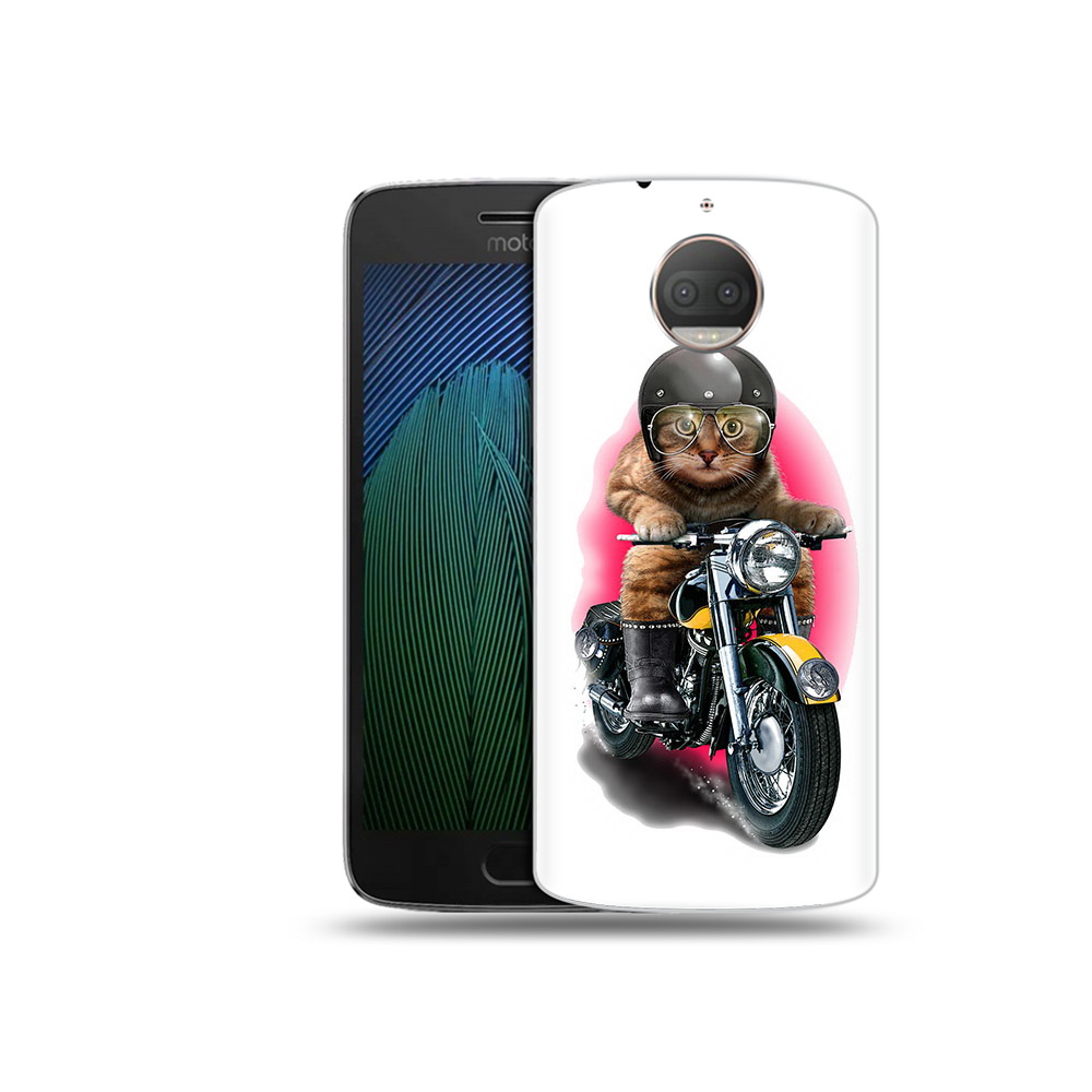 

Чехол MyPads Tocco для Motorola Moto G5S Plus мото-кот (PT75337.377.485), Прозрачный, Tocco