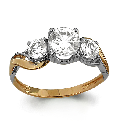 

Кольцо из серебра с фианитом Aquamarine Aquamarine 66192А_925_з р, 66192А_925_з