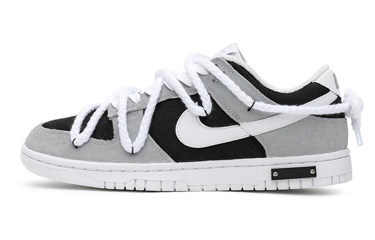 

Кеды унисекс Nike Dunk Low ESS White Paisley серые 38.5 EU, Серый, Dunk Low ESS White Paisley