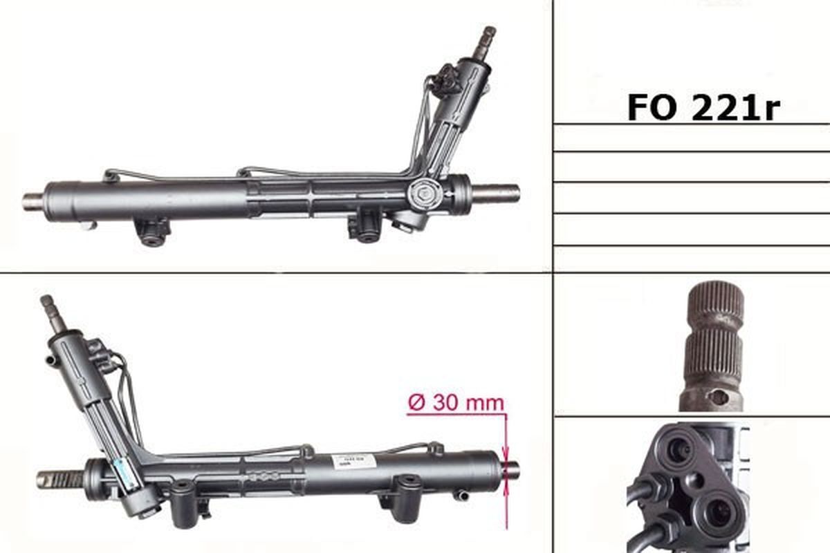 Рулевая рейка ZF PSGFO221R Ford Transit 1985-2000