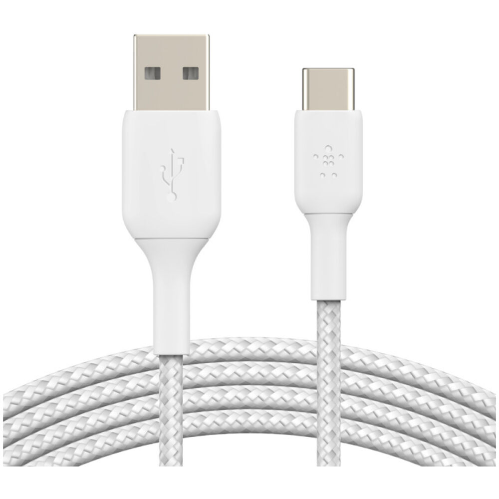 Кабель usb type-c - usb Belkin 1 м белый