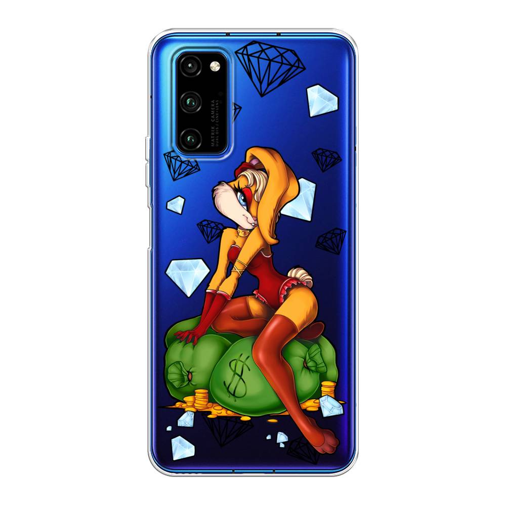 

Чехол на Huawei Honor V30 Pro "Лола Банни с бриллиантами", Красный;оранжевый;зеленый, 611450-6