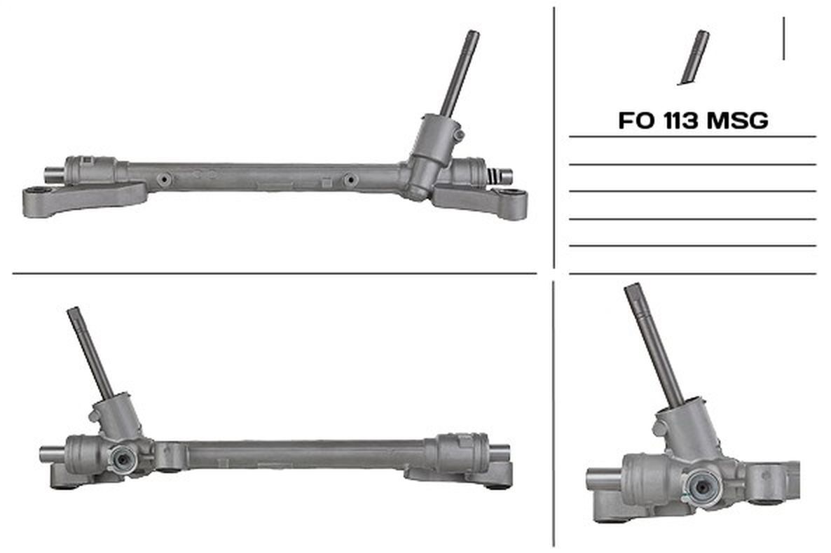 

Рулевая рейка PST PSGFO113 Ford Fiesta 2008-, Mazda 2 2007, PSGFO113
