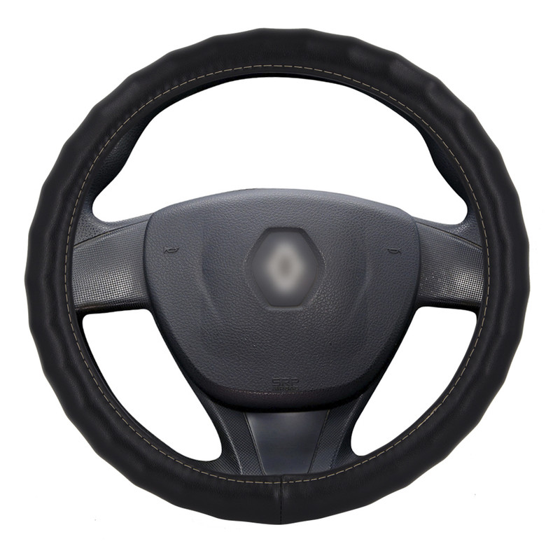 Оплетка модельная CLIM ART Renault Duster, обод волнистый, Черный