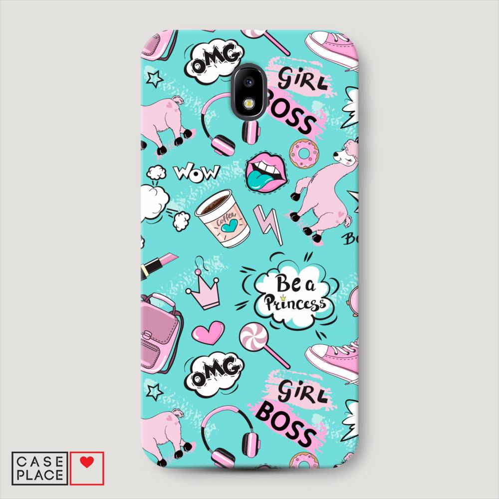 

Чехол Awog "Стильная лама" для Samsung Galaxy J7 2017, 23120-1