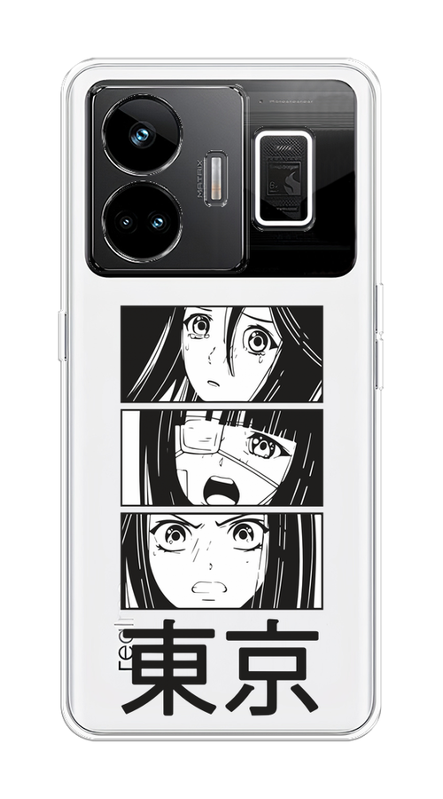 

Чехол на Realme GT Neo 5 5G/Realme GT3 "Tokyo girls", Белый;черный;прозрачный, 2513750-1