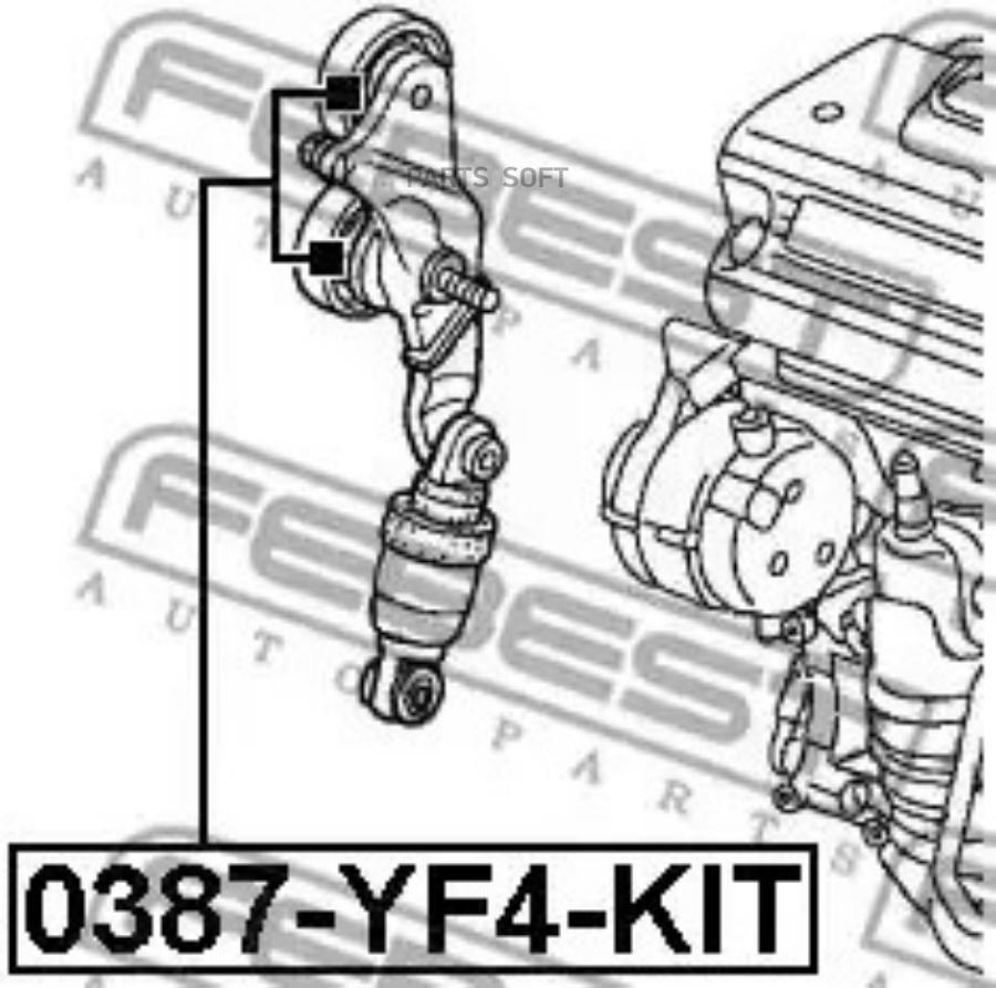 

Ролик автомобильный Febest 0387YF4KIT