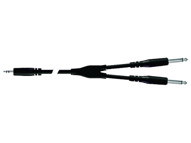 Аксессуар Proel 3.5mm Jack Stereo - 2x6.3mm Jack Mono 3m BULK505LU3