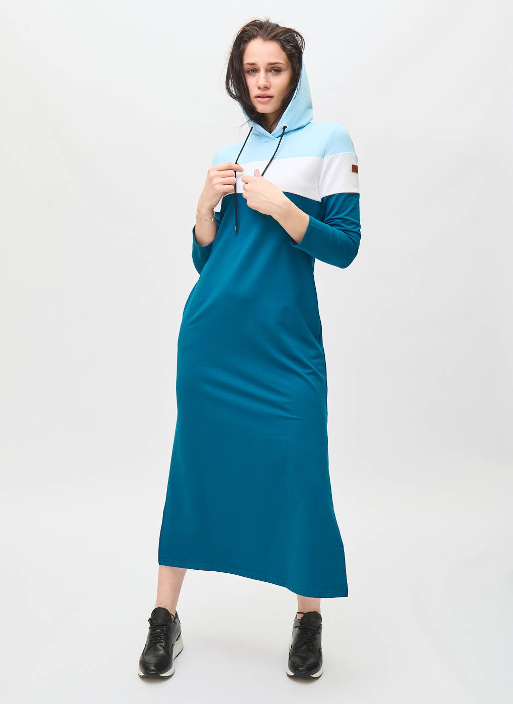 Платье женское Каляев 61033 голубое 48 RU