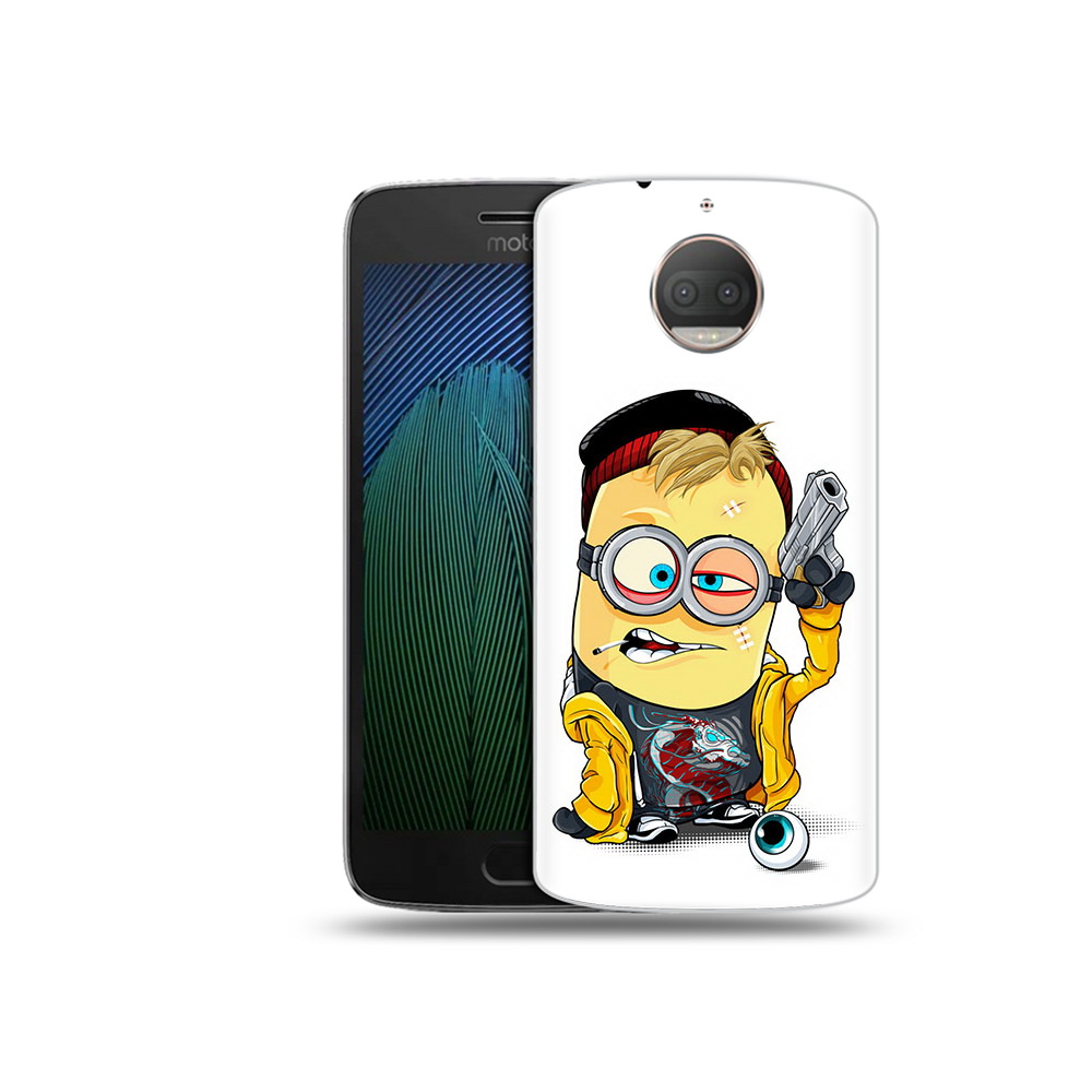 

Чехол MyPads Tocco для Motorola Moto G5S Plus миньон бандит (PT75337.377.475), Прозрачный, Tocco
