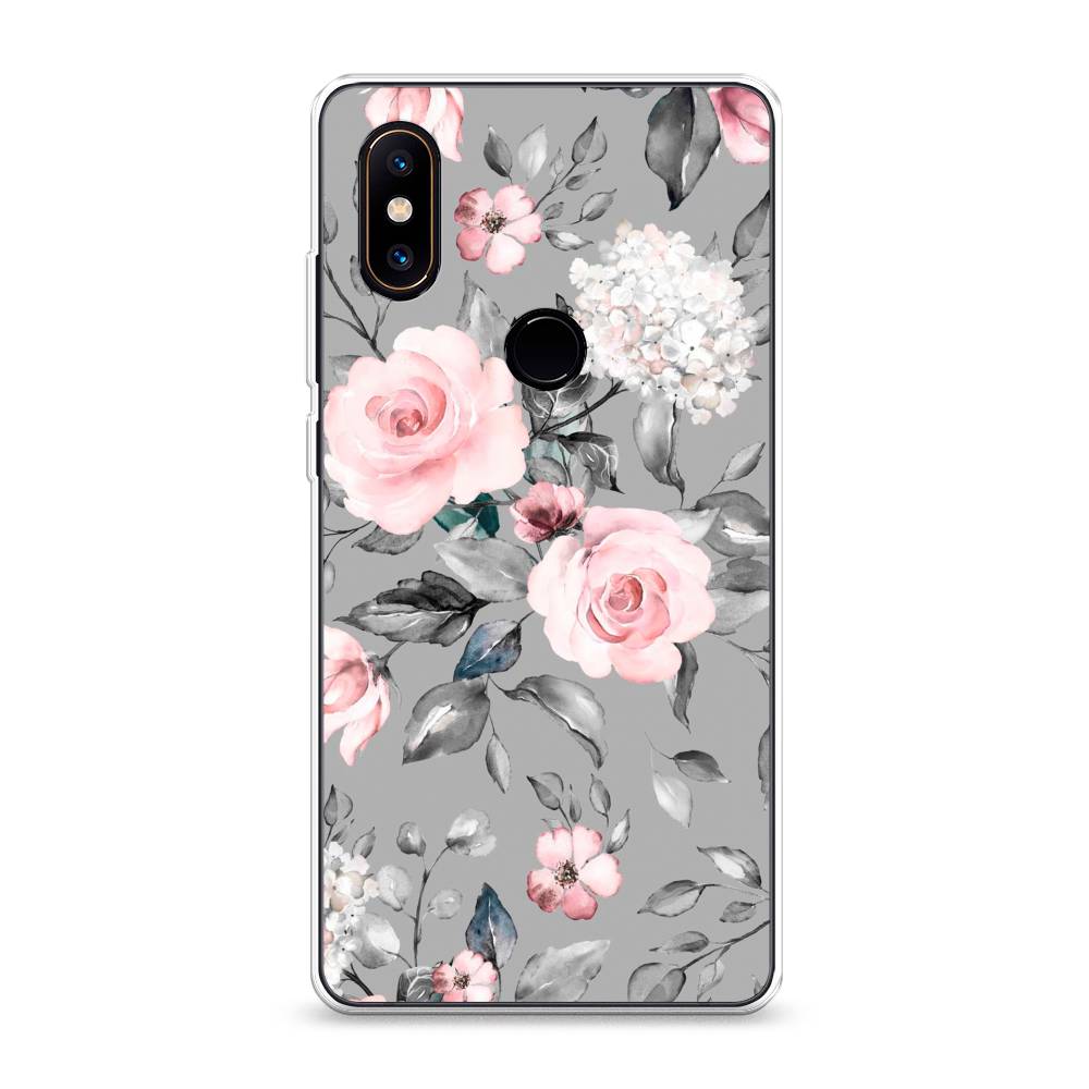 

Чехол Awog "Розы на сером" для Xiaomi Mi Mix 2S, 33450-8