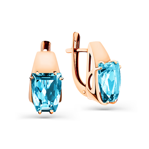 

Серьги из красного золота Magic Stones 02-3-179-6800-010, топаз, 02-3-179-6800-010