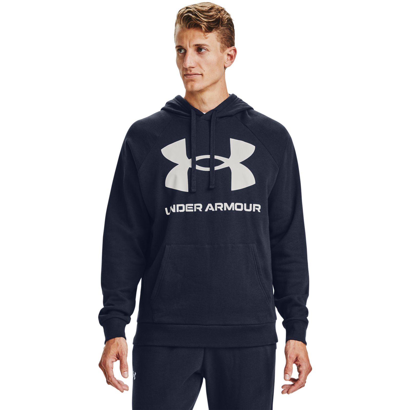 фото Худи мужское under armour 1357093-410 синее xxl