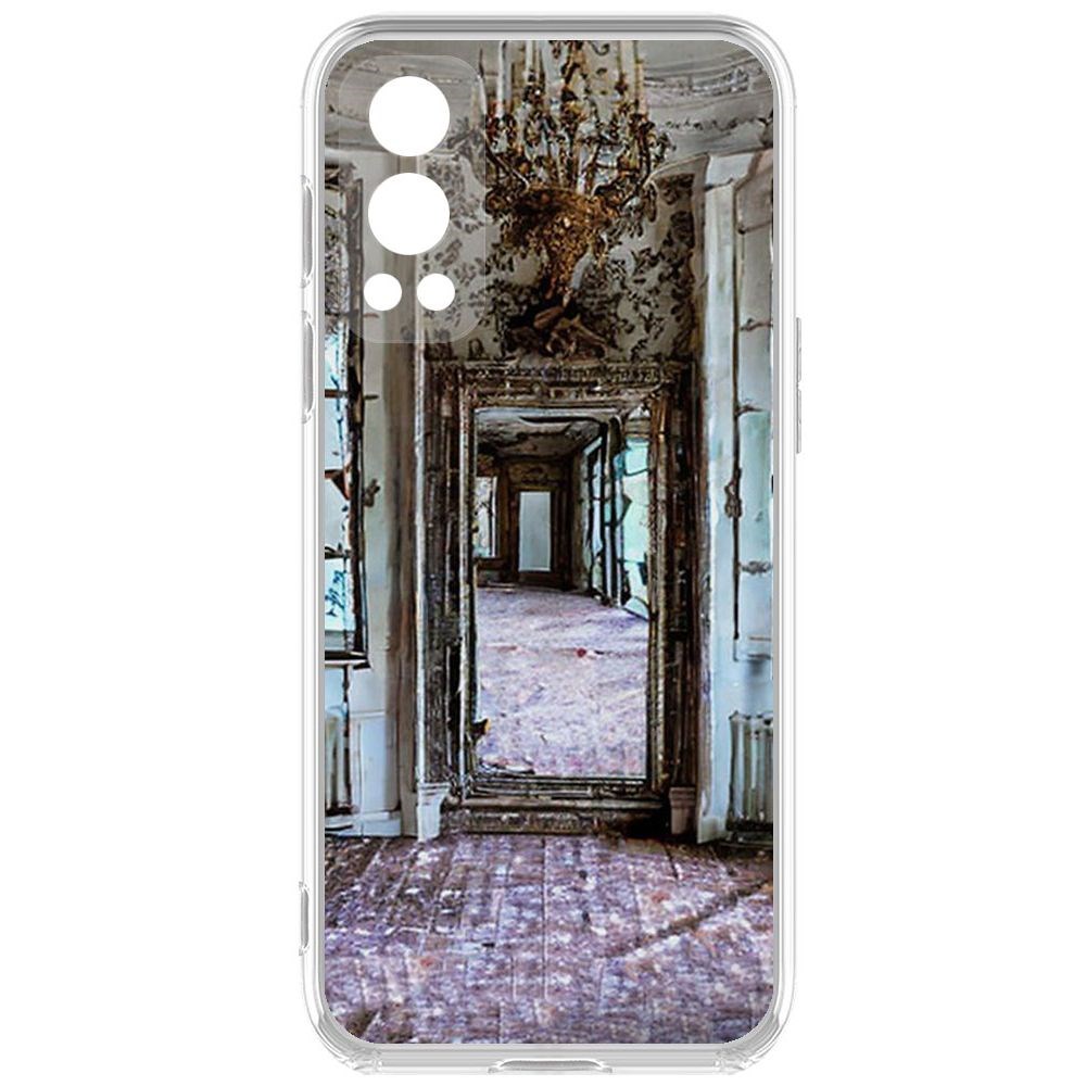 

Чехол-накладка Krutoff Clear Case Заброшенный особняк для OnePlus Nord 2 5G, Прозрачный