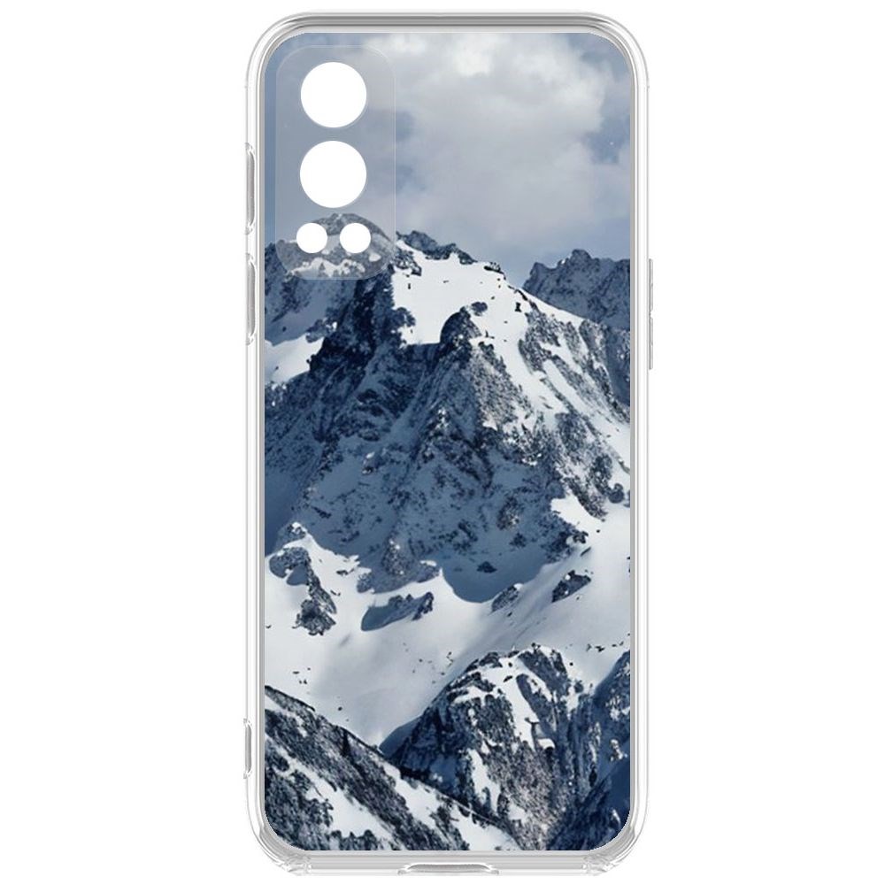 

Чехол-накладка Krutoff Clear Case Горы для OnePlus Nord 2 5G, Прозрачный