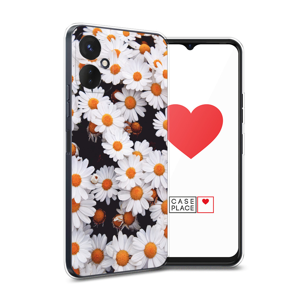 

Силиконовый чехол Awog "Ромашковое поле" для Tecno Spark 9 Pro, Разноцветный, 301950-4