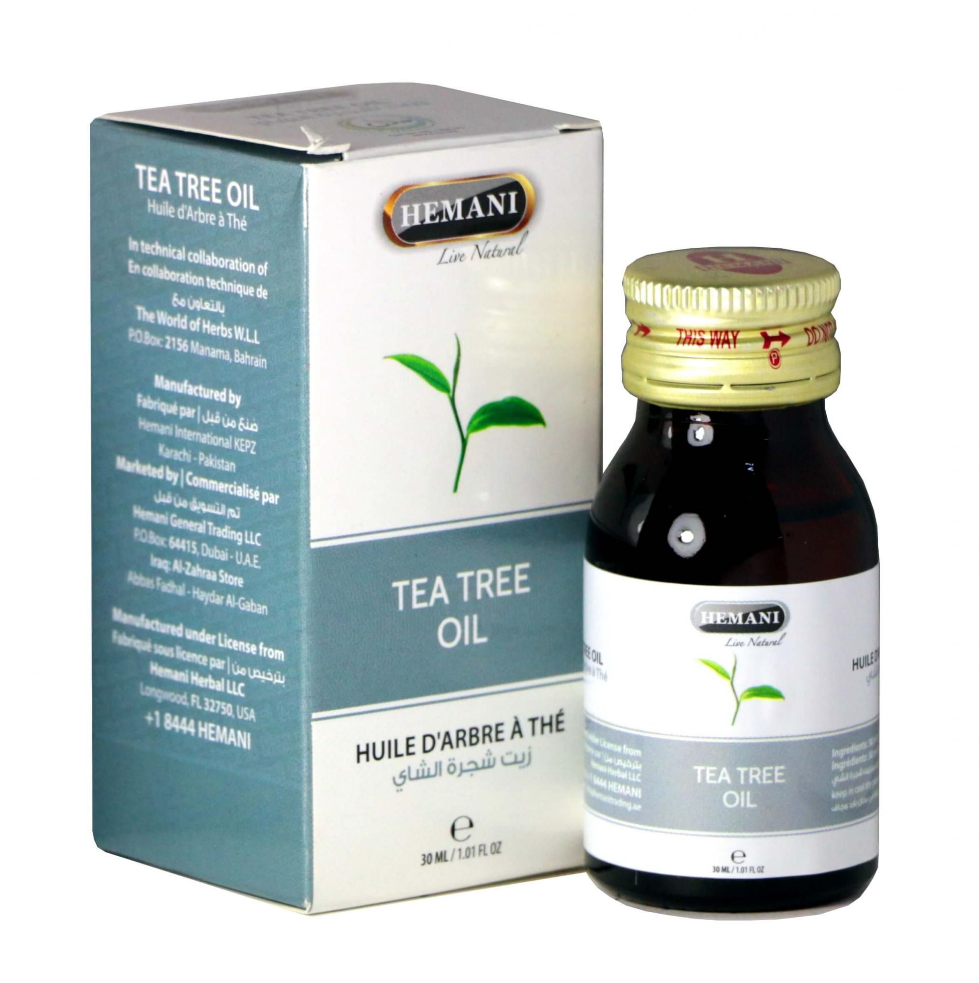 Масло чайного дерева Hemani Tea Tree Oil 30 мл 390₽