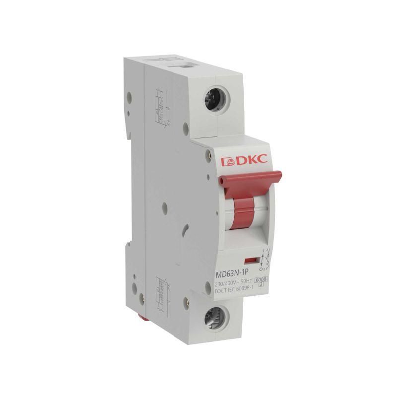 

Выключатель автоматический модульный 1п C 16А 6кА MD63N YON MD63N-1PC16