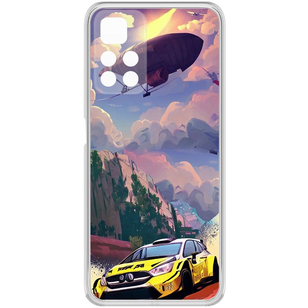 

Чехол-накладка Krutoff Clear Case Гонка для Xiaomi Poco M4 Pro 5G, Прозрачный
