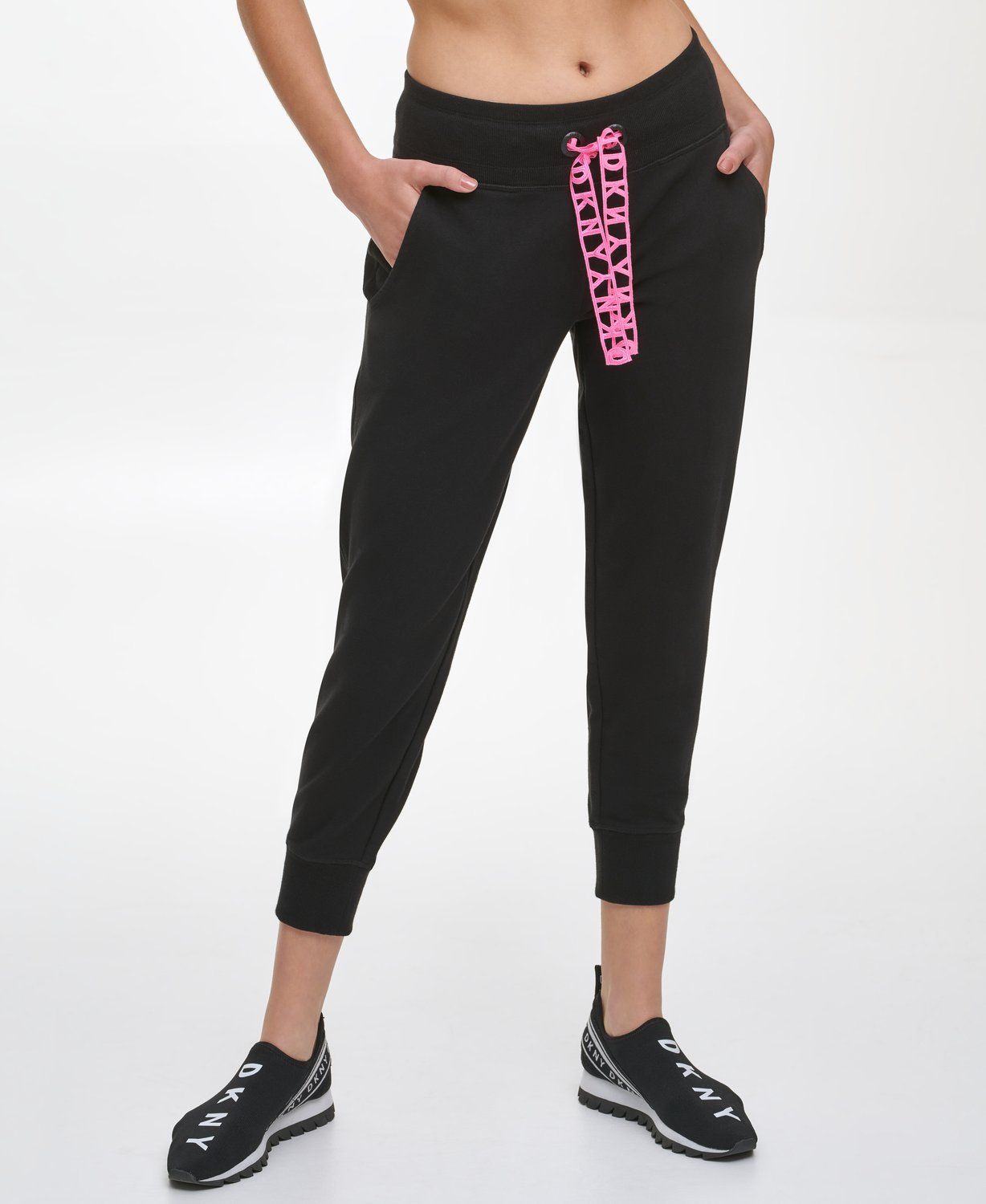 

Брюки женские DKNY DP0P2497 черные M, DP0P2497