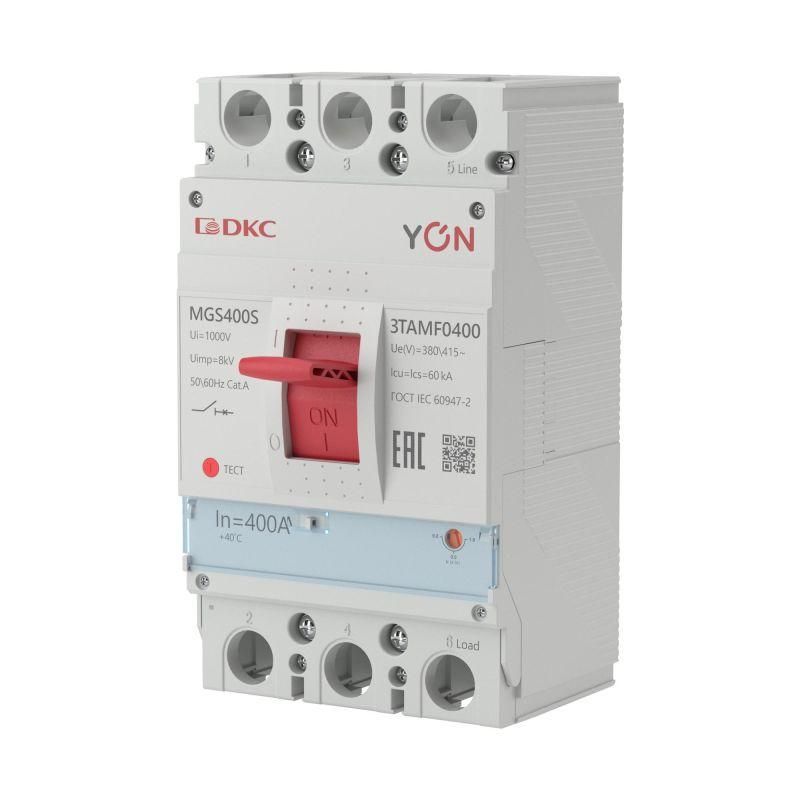 

Выключатель автоматический MGS400 3P 320-400A 60kA YON MGS400S-3TAMF0400