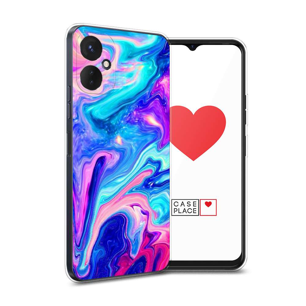 

Силиконовый чехол Awog "Потеки краски" для Tecno Spark 9 Pro, Разноцветный, 301950-10