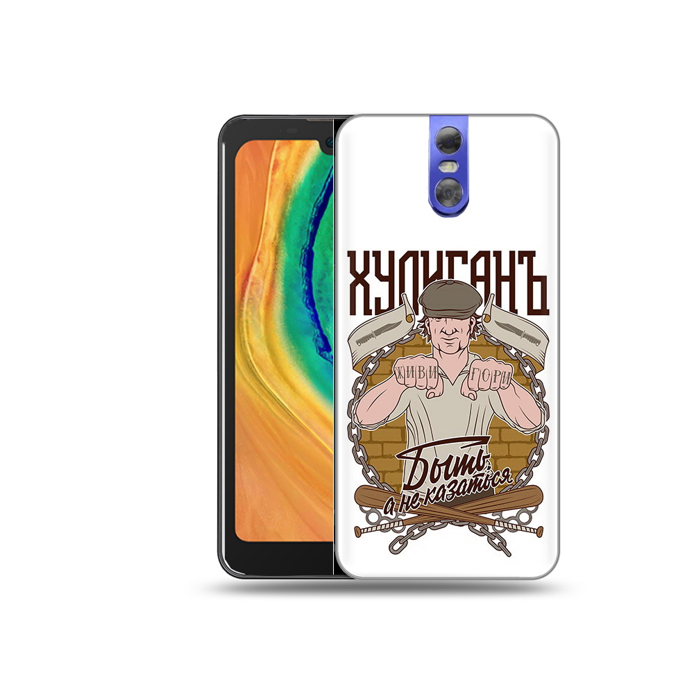 

Чехол MyPads Tocco для Doogee BL7000 Хулиган, Прозрачный, Tocco