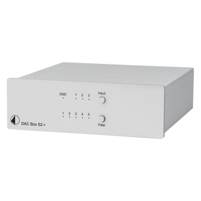 

Цифро-аналоговый преобразователь Pro-Ject DAC BOX S2 + Silver, DAC BOX S2 + Silver