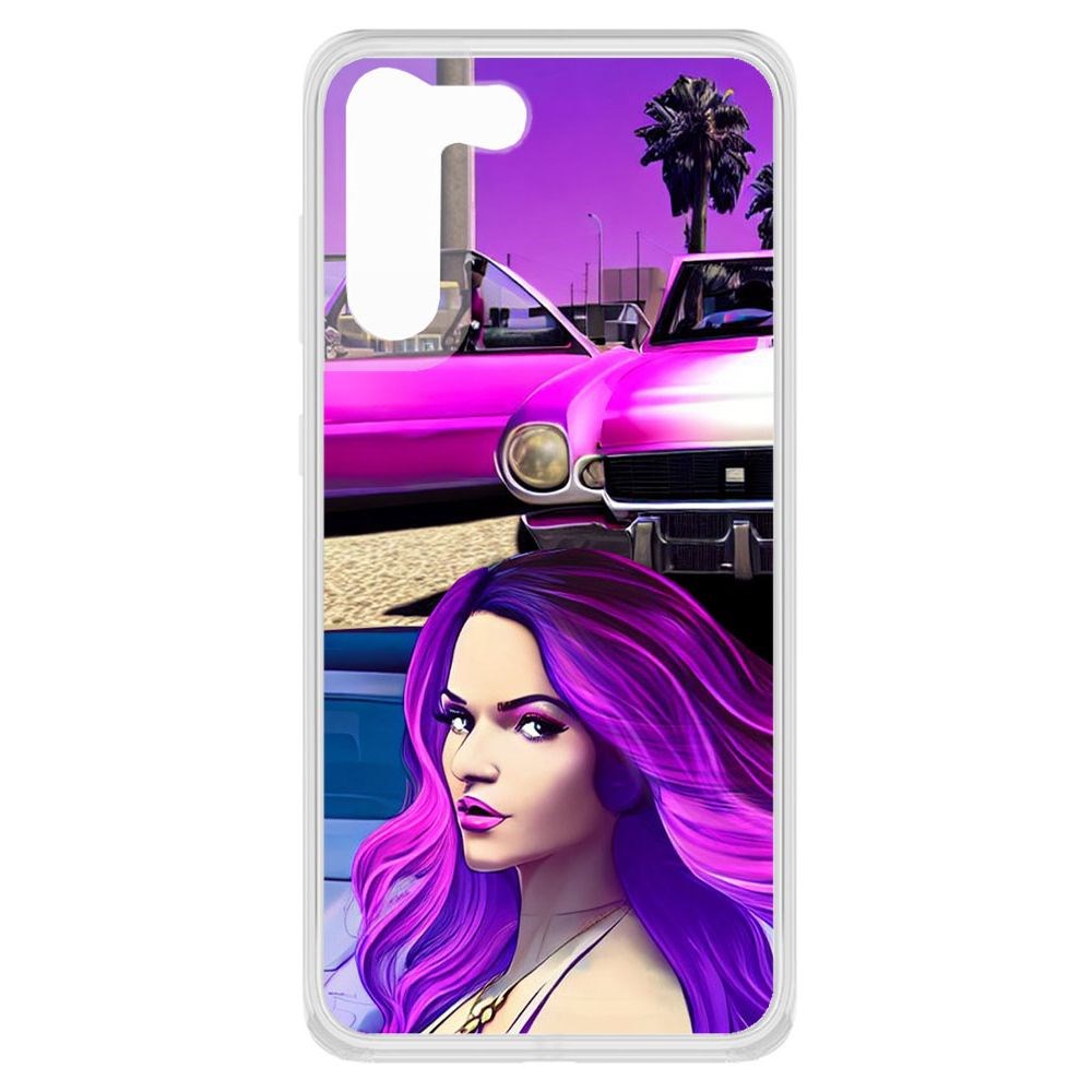 

Чехол-накладка Krutoff Clear Case Жизнь в розовом для Samsung Galaxy S21 FE (G990), Прозрачный