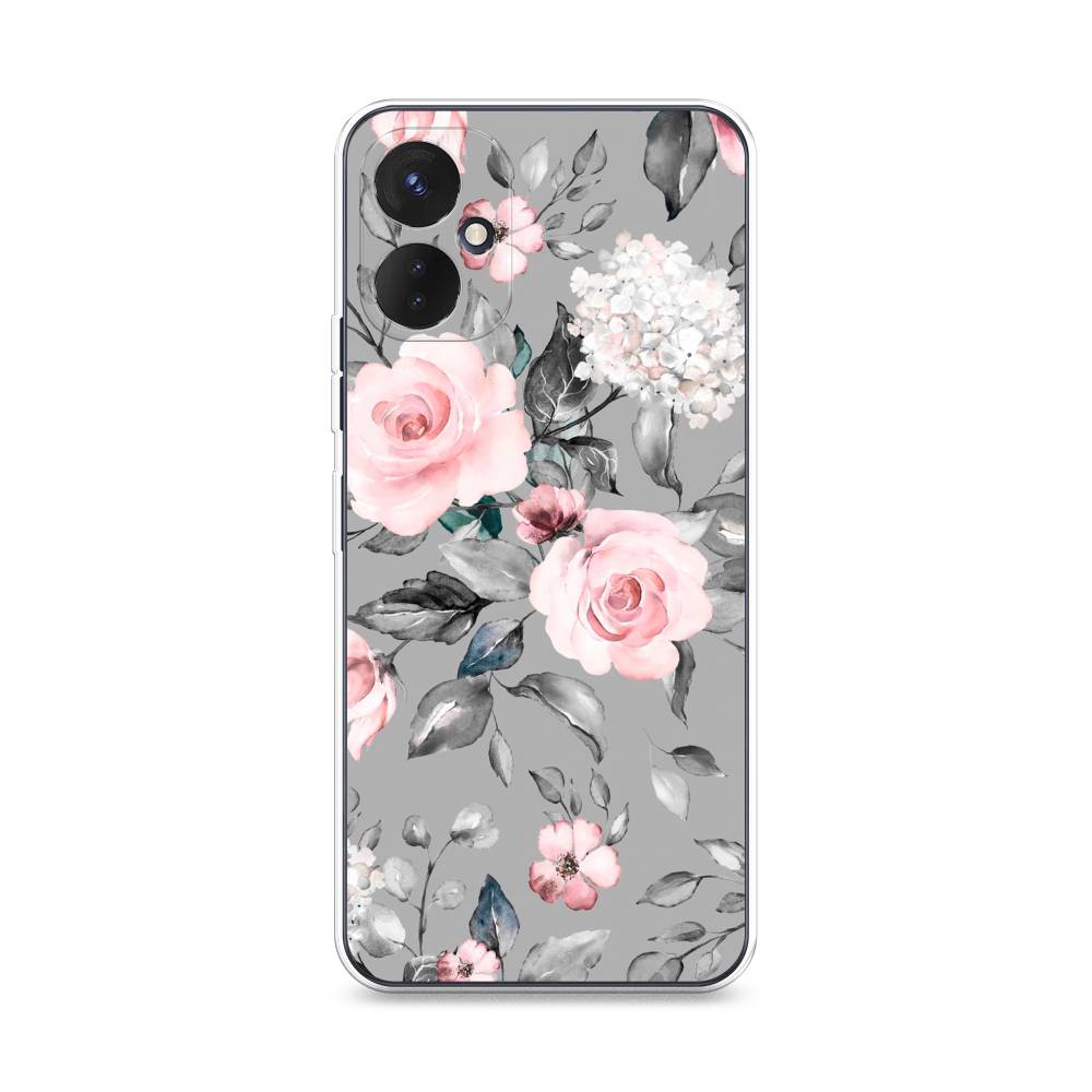 

Чехол Awog "Розы на сером" для Tecno Spark 9 Pro, 301950-8