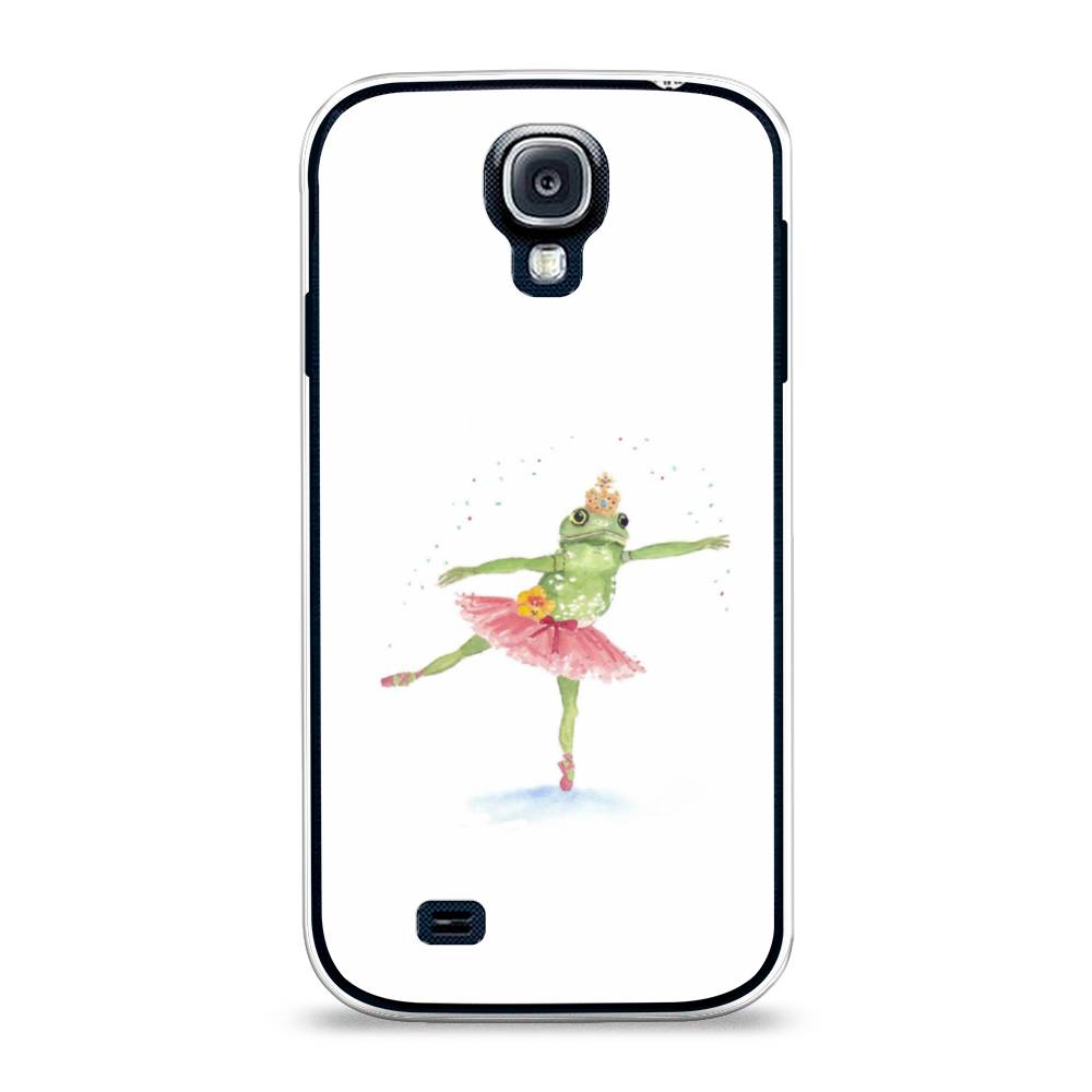 

Чехол на Samsung Galaxy S4 "Лягушка-балерина", Зеленый, 23950-4