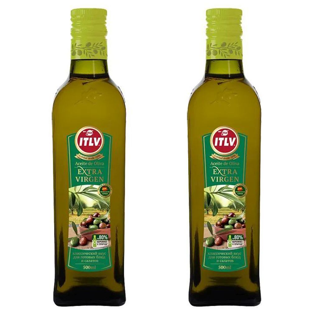 Оливковое масло ITLV Extra Virgen, 500 мл*2 шт