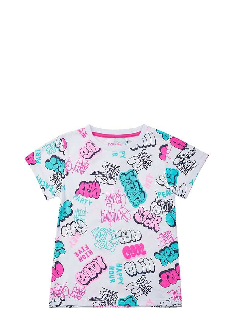 

Футболка детская Kari Kids SS24C29500514 разноцветный, 92, Белый;разноцветный, 222896