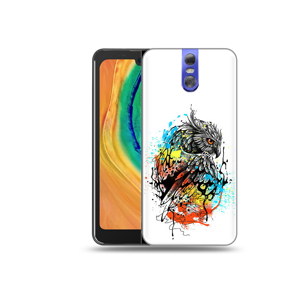 

Чехол MyPads Tocco для Doogee BL7000 Творческая сова, Прозрачный, Tocco
