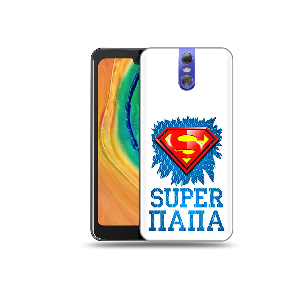 

Чехол MyPads Tocco для Doogee BL7000 Супер Папа, Прозрачный, Tocco
