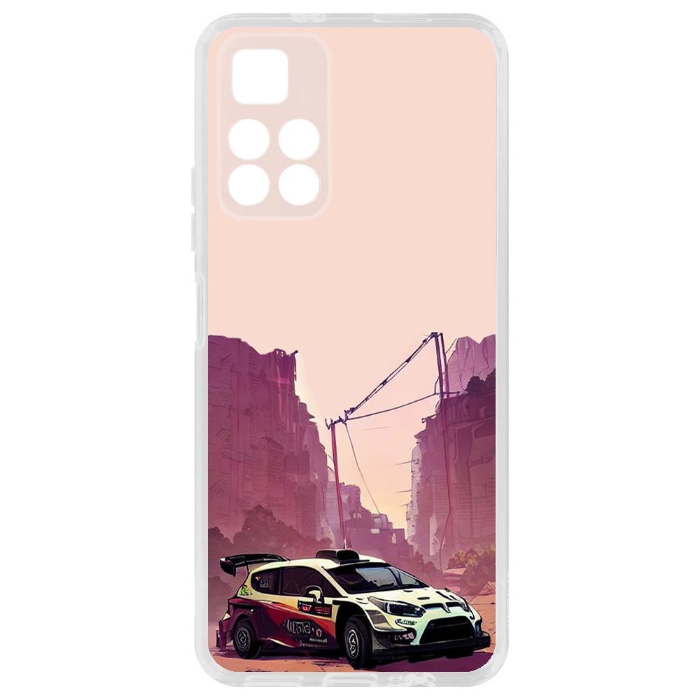

Чехол-накладка Krutoff Clear Case Гоночный каньон для Xiaomi Redmi Note 11T 5G, Прозрачный