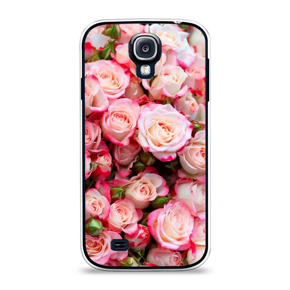 

Чехол на Samsung Galaxy S4 "Много роз", Розовый, 23950-2