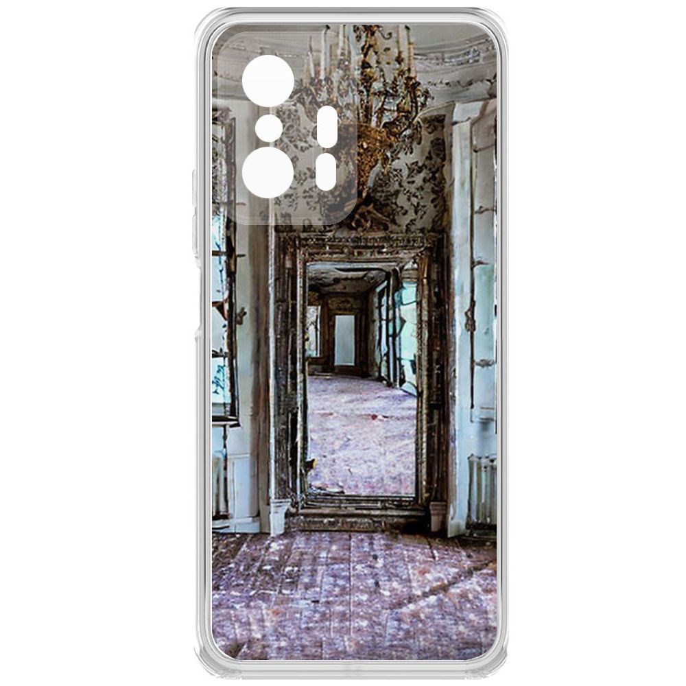 

Чехол-накладка Krutoff Clear Case Заброшенный особняк для Xiaomi 11T Pro, Прозрачный