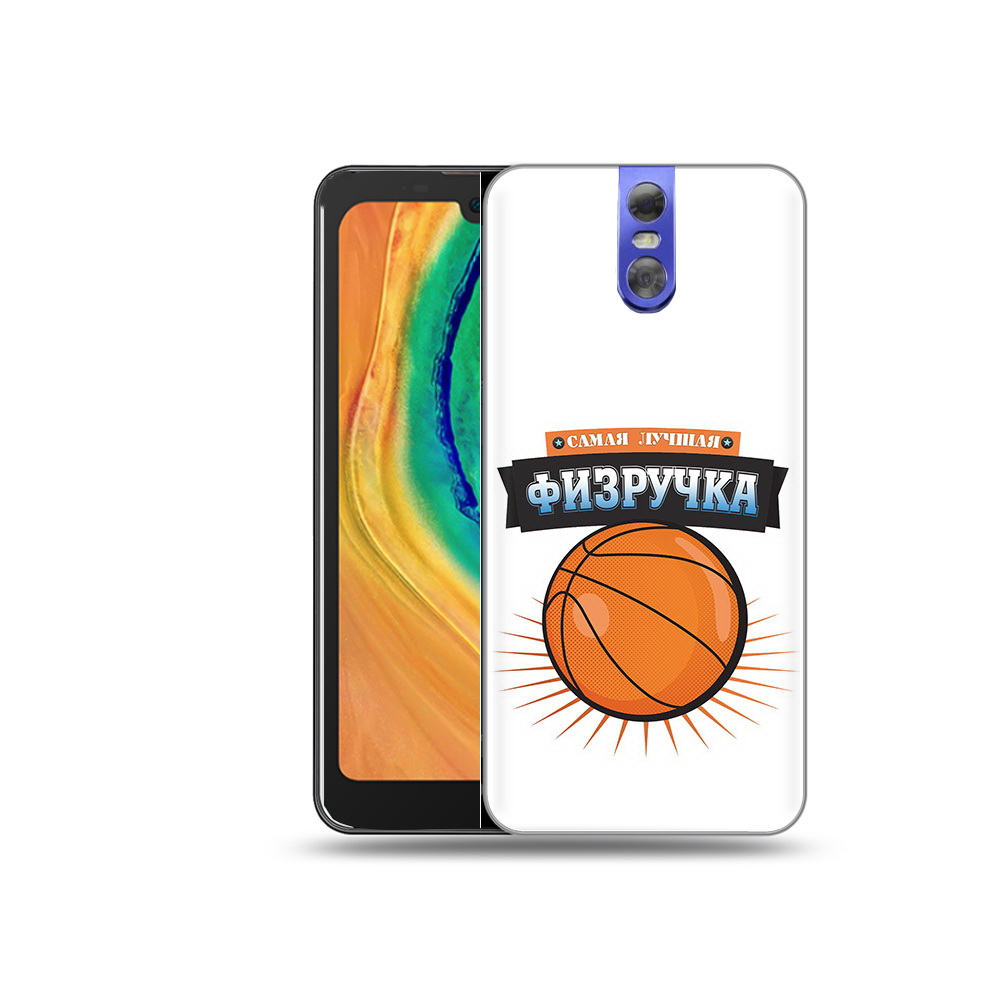 

Чехол MyPads Tocco для Doogee BL7000 Самая лучшая физручка, Прозрачный, Tocco
